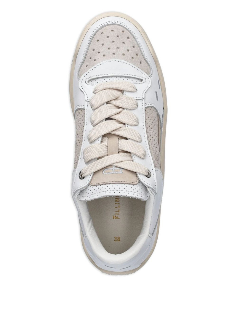 Avenue Pixie perforated leather panel sneakers 3