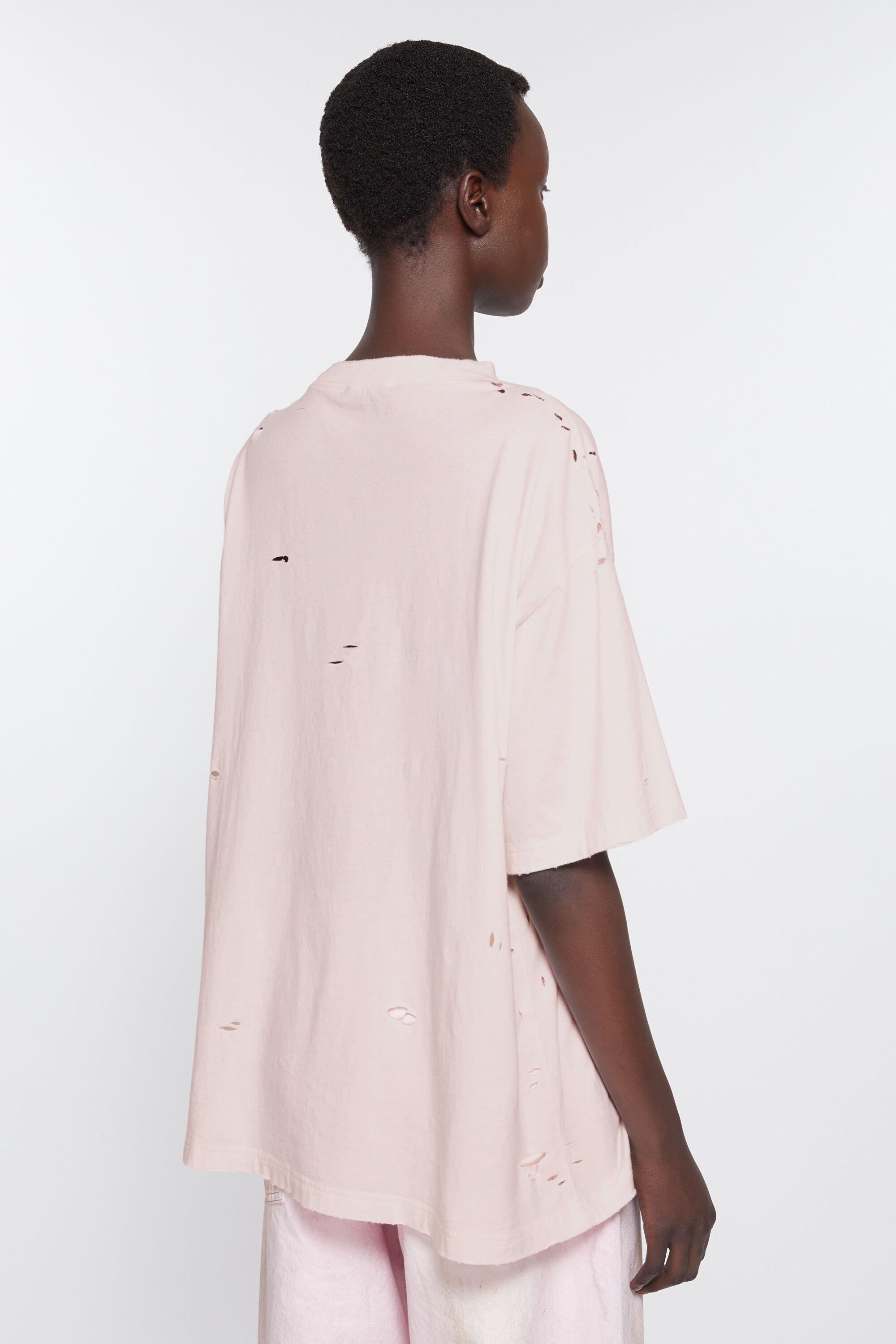 Logo t-shirt - Relaxed fit - Faded pink - 3