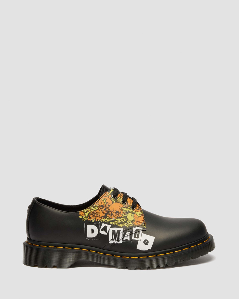 1461 Metallica 3-Eye Smooth Leather Shoes - 1
