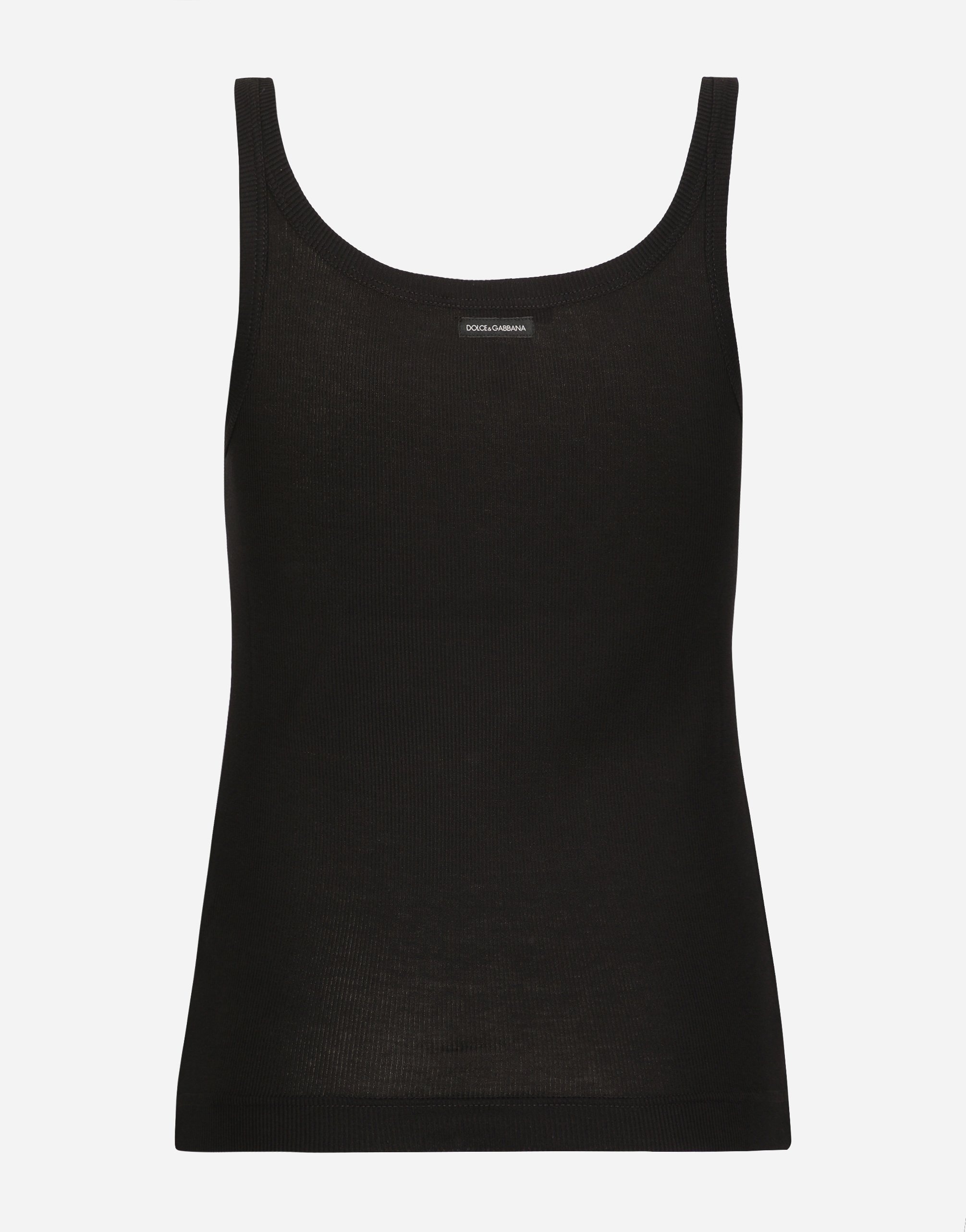 Fine-rib tank top - 2