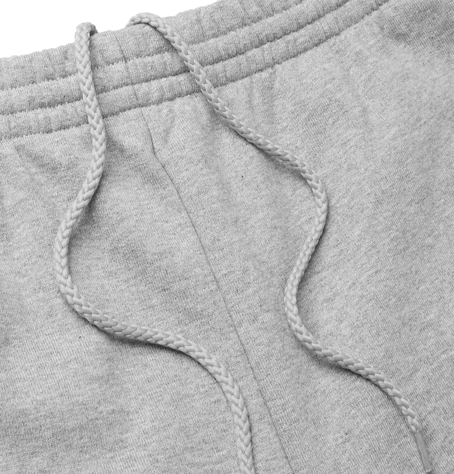 Logo-Print Mélange Loopback Cotton-Jersey Sweatpants - 3