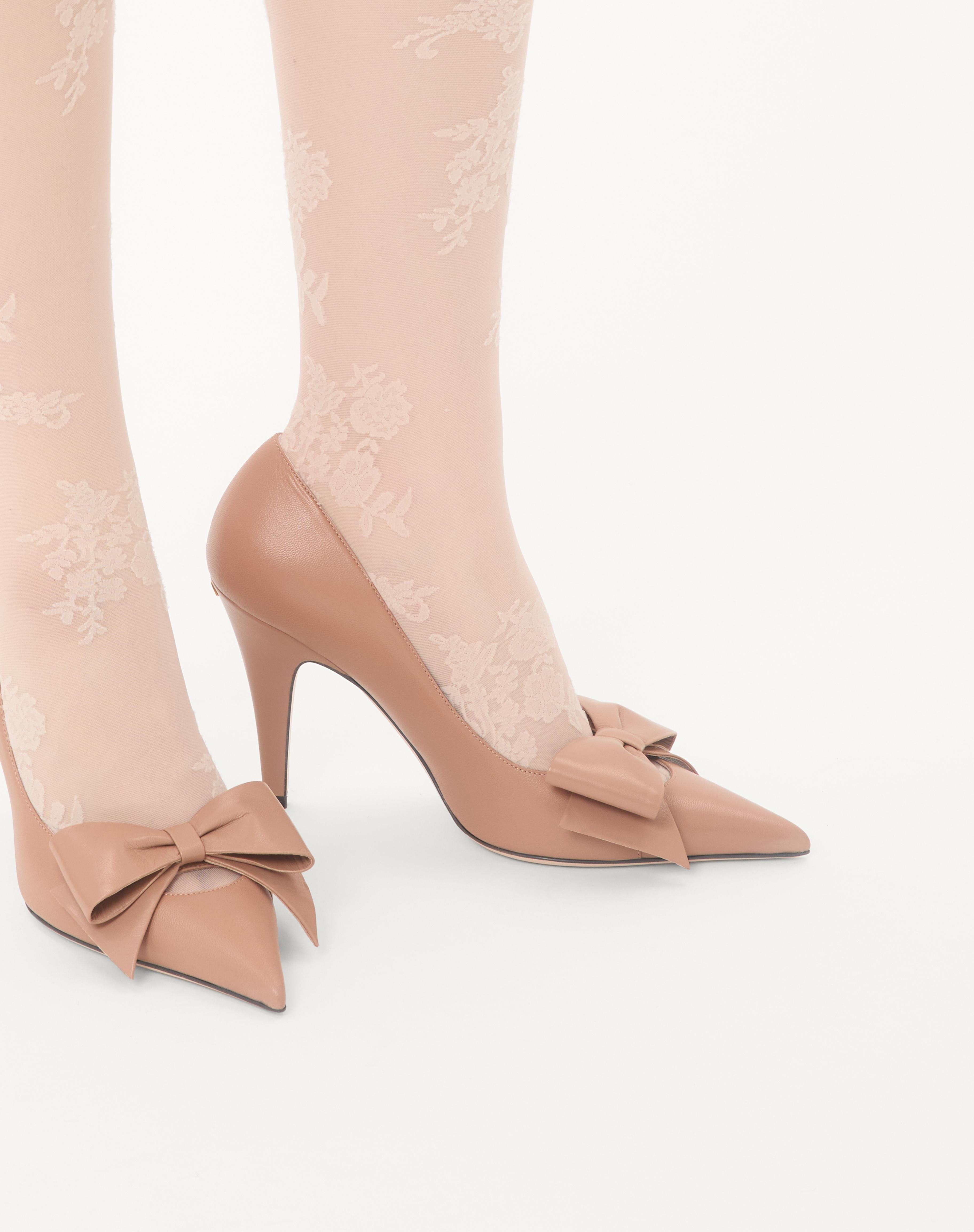 BOWOW PUMPS IN KIDSKIN 100MM - 2