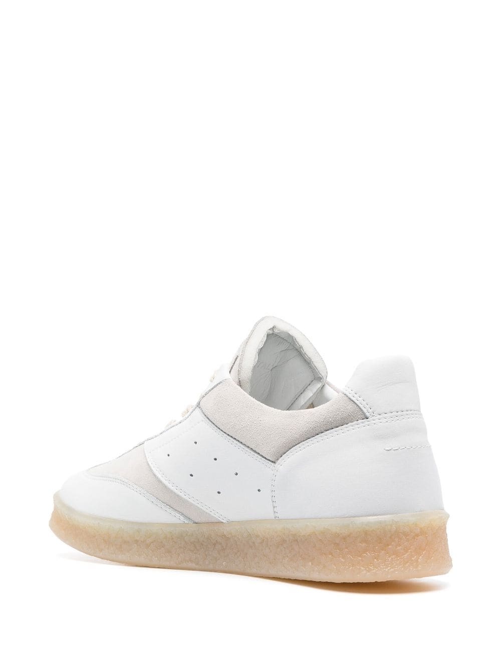 panelled low-top sneakers - 3