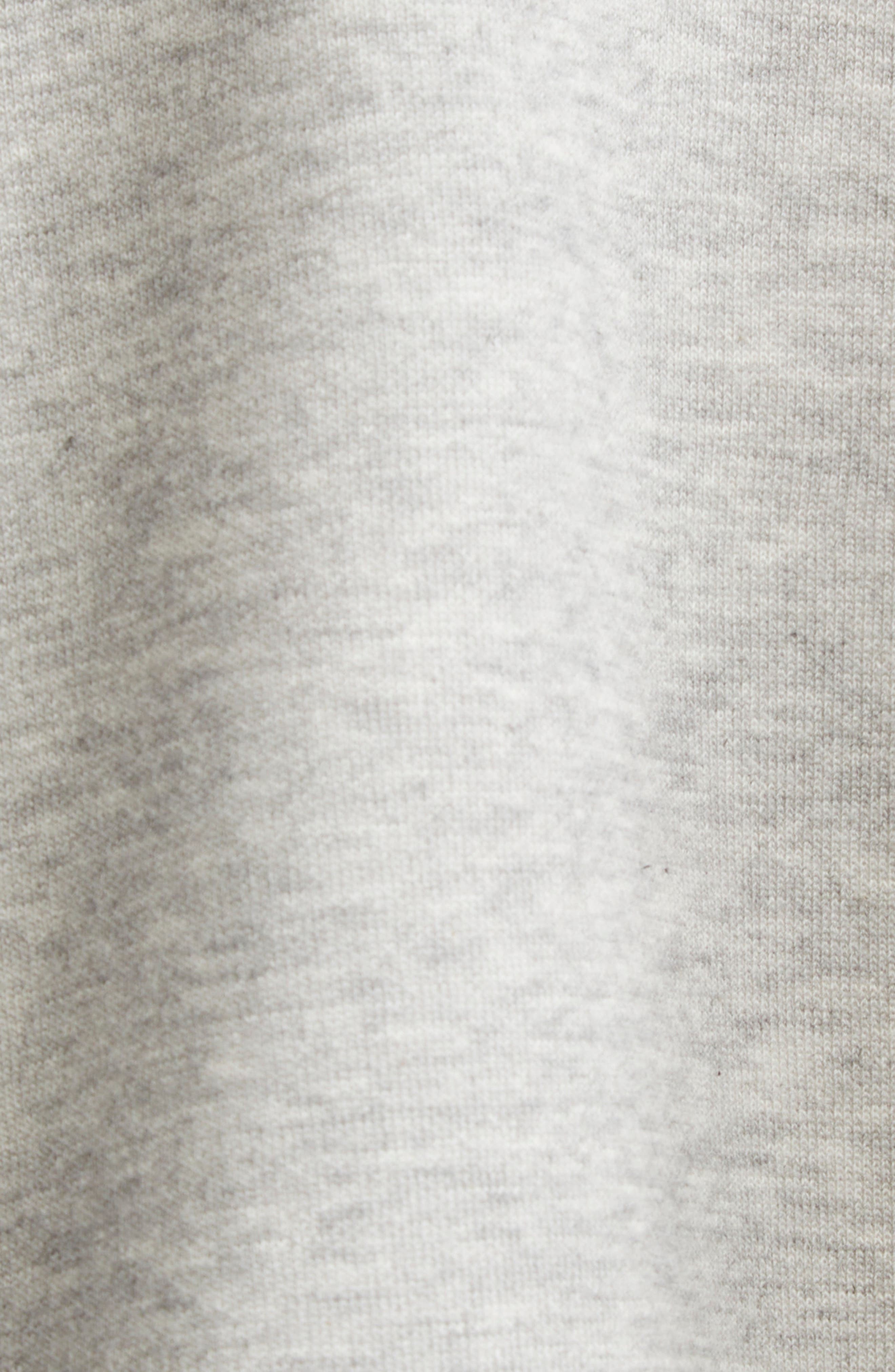 Sacai Sponge Sweat x Nylon Twill Hoodie in Light Gray/Light Gray 381 at Nordstrom - 7
