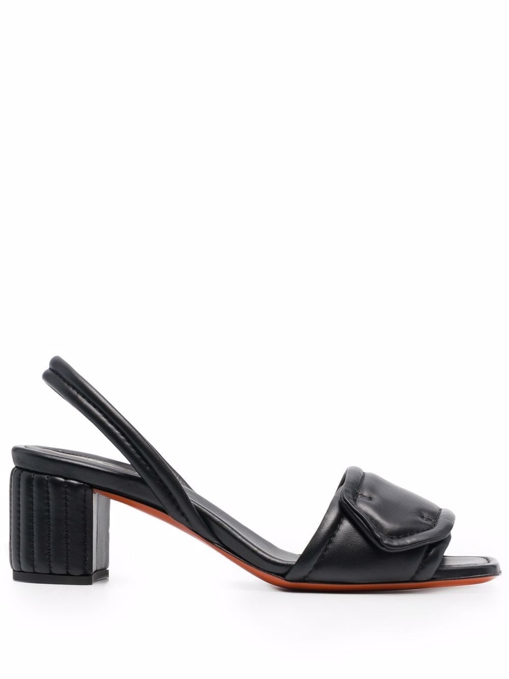 leather slingback sandals - 1