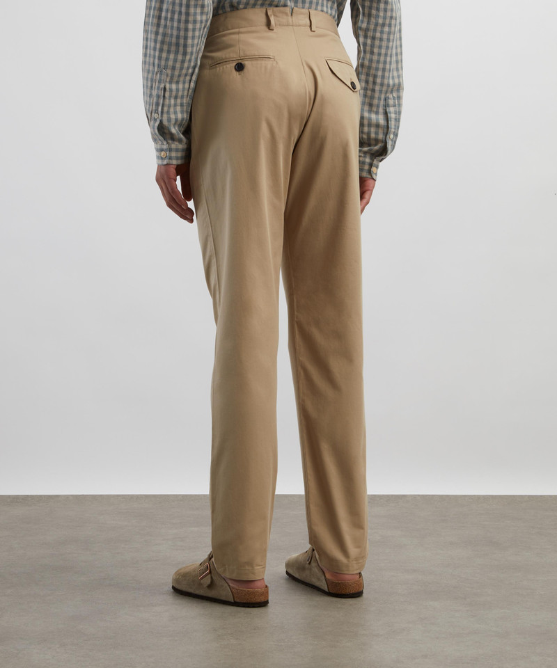 Ashdown Beige Fishtail Trousers 4