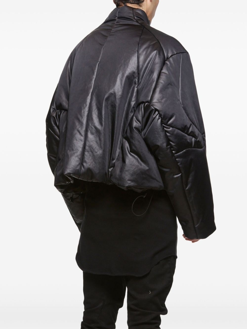 high-neck padded jacket - 4