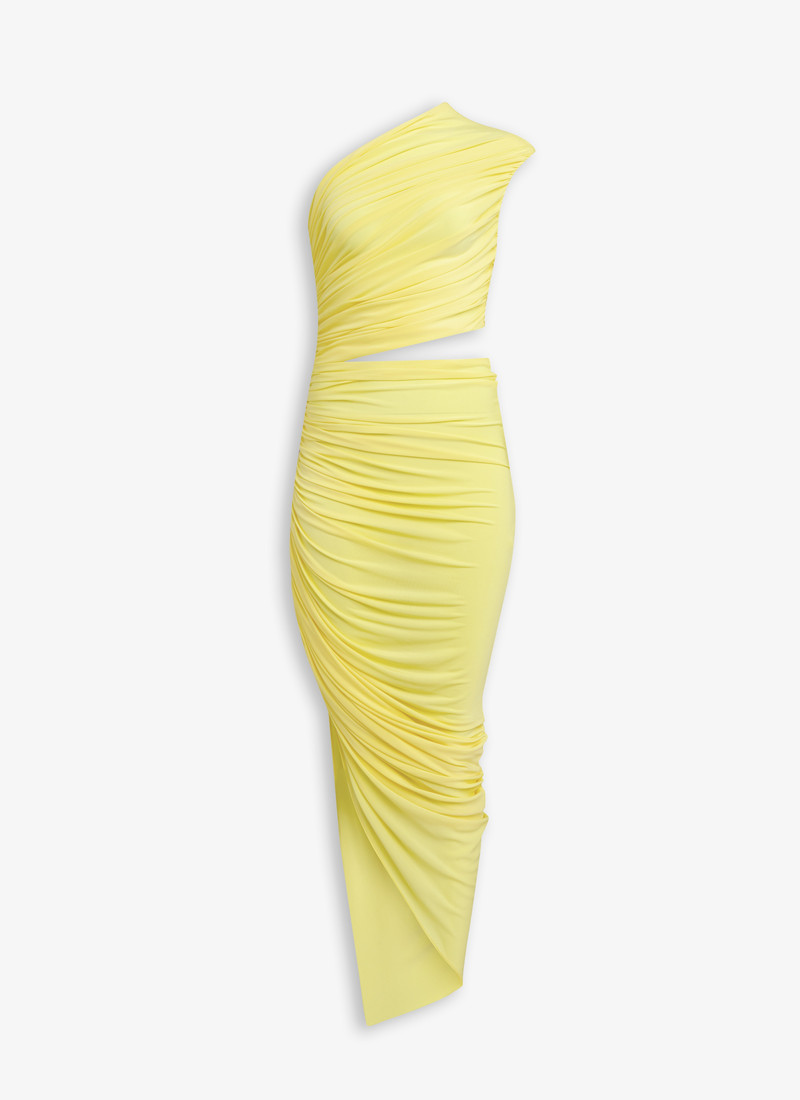 ASYMMETRICAL SECOND SKIN CUT-OUT DRESS - 1