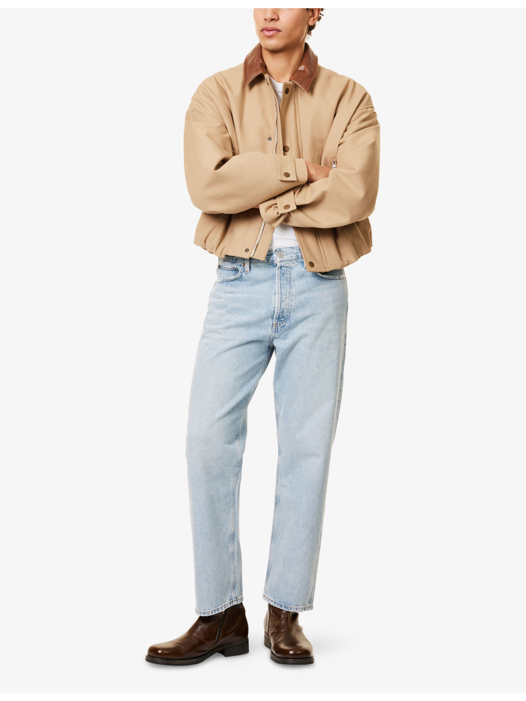 90's Straight-Leg Denim Jeans - 2