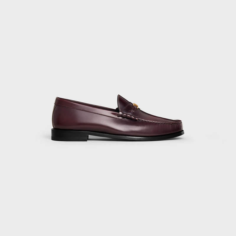 CELINE LUCO Triomphe Loafer in POLISHED BULLSKIN 1