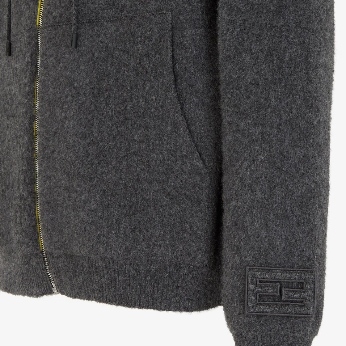Gray cashmere cardigan - 3