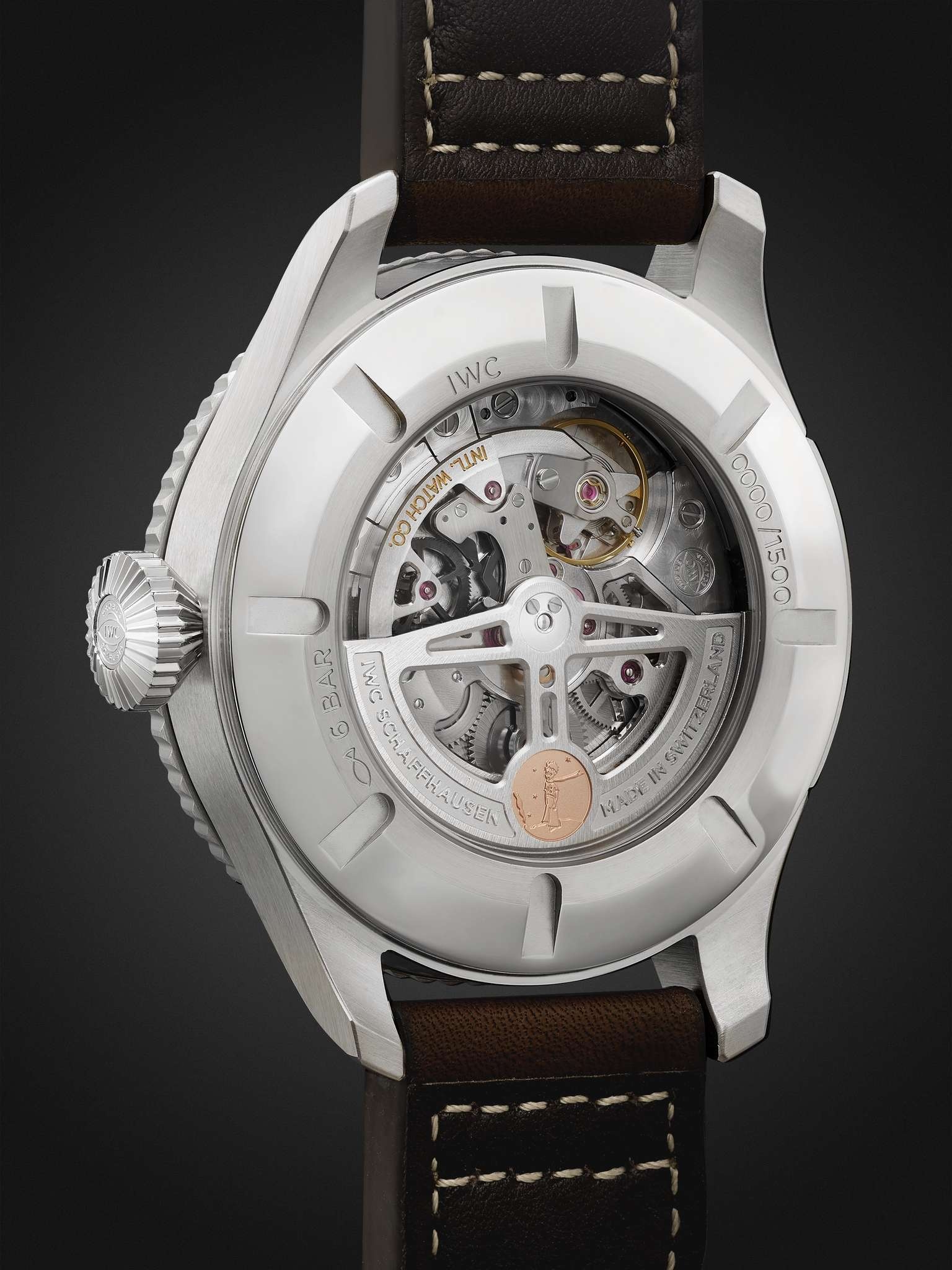 Pilot’s Watch Timezoner Le Petit Prince Limited Edition Automatic 46mm Stainless Steel and Leather W - 6