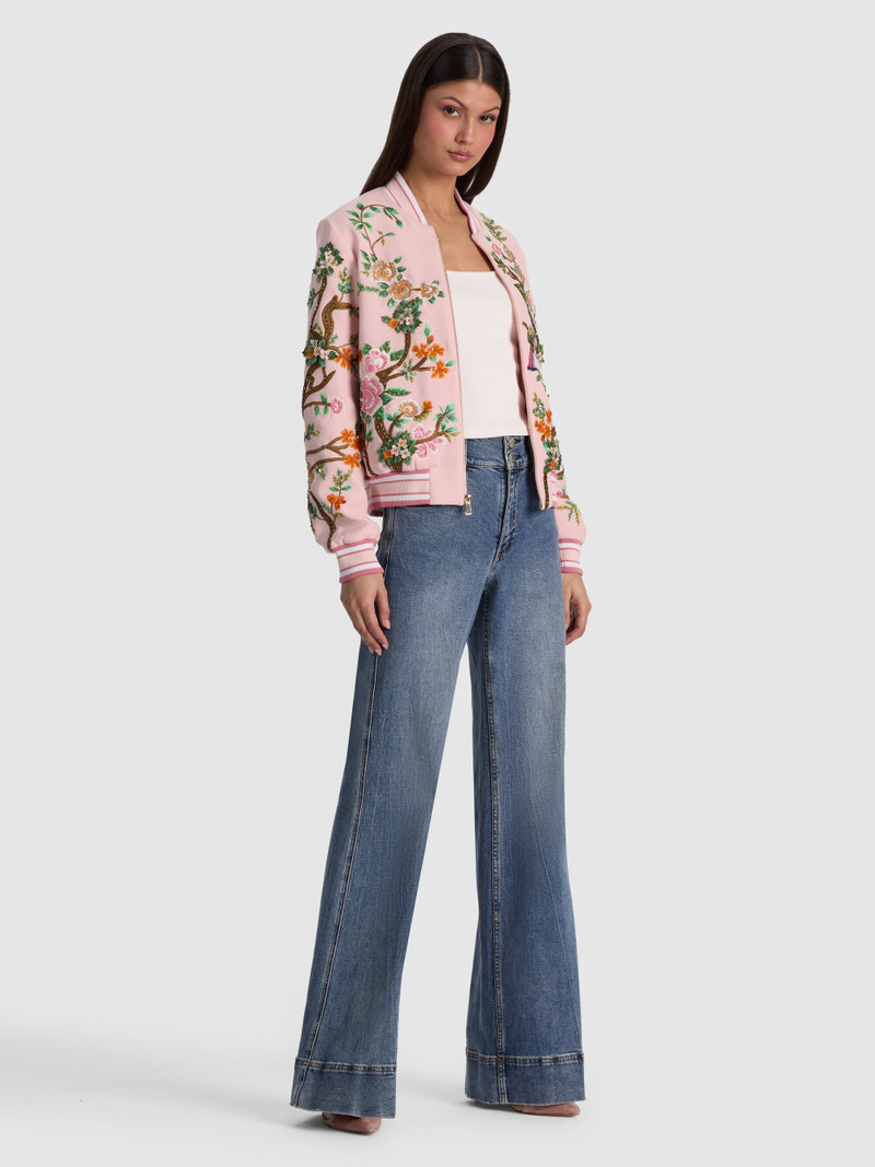 LONNIE EMBELLISHED VARSITY JACKET 1