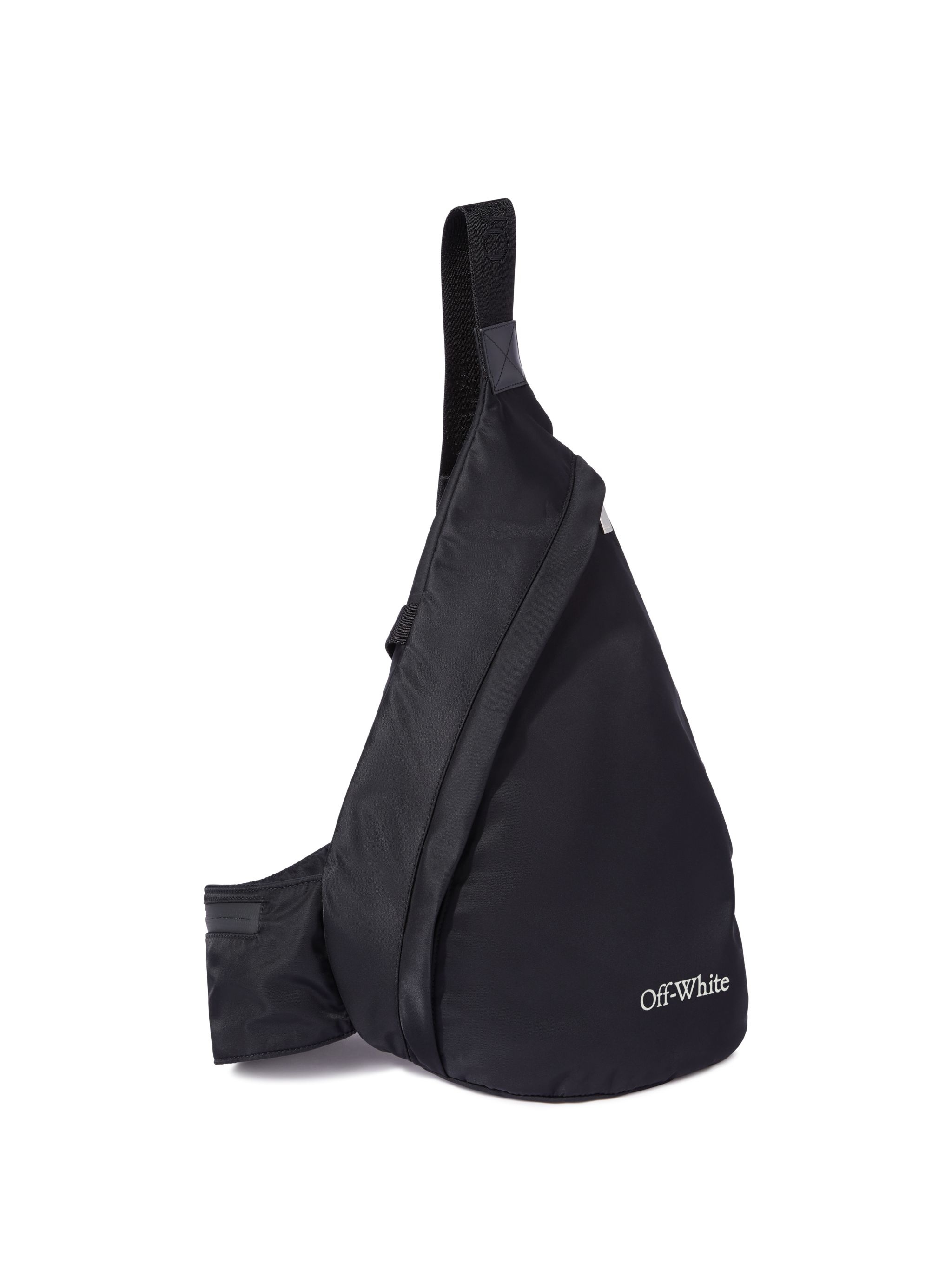Black Nylon Outdoor Slingbag - 2