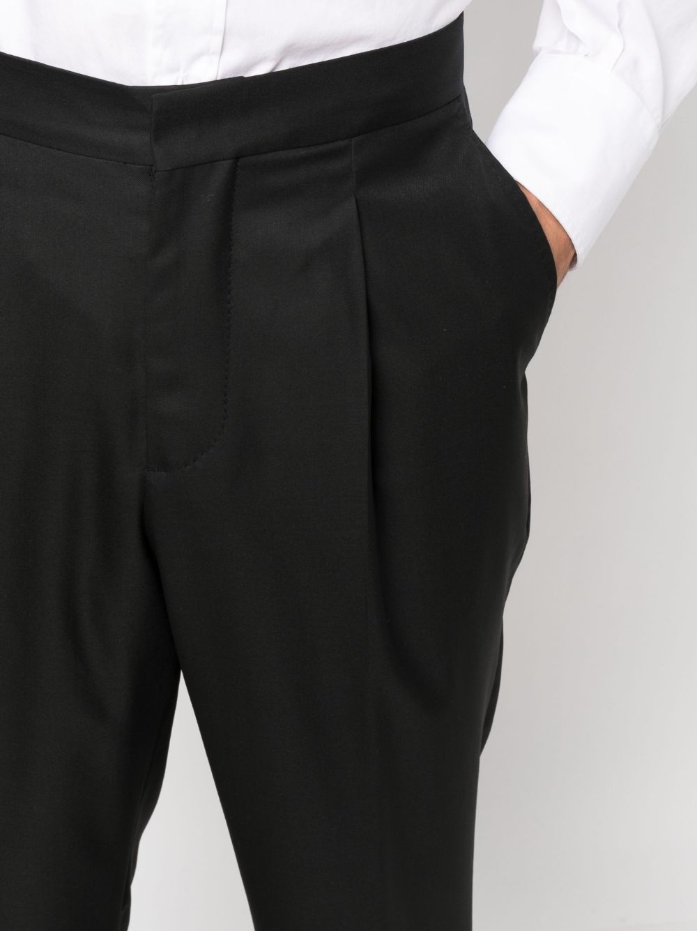 tailored cropped trousers - 5