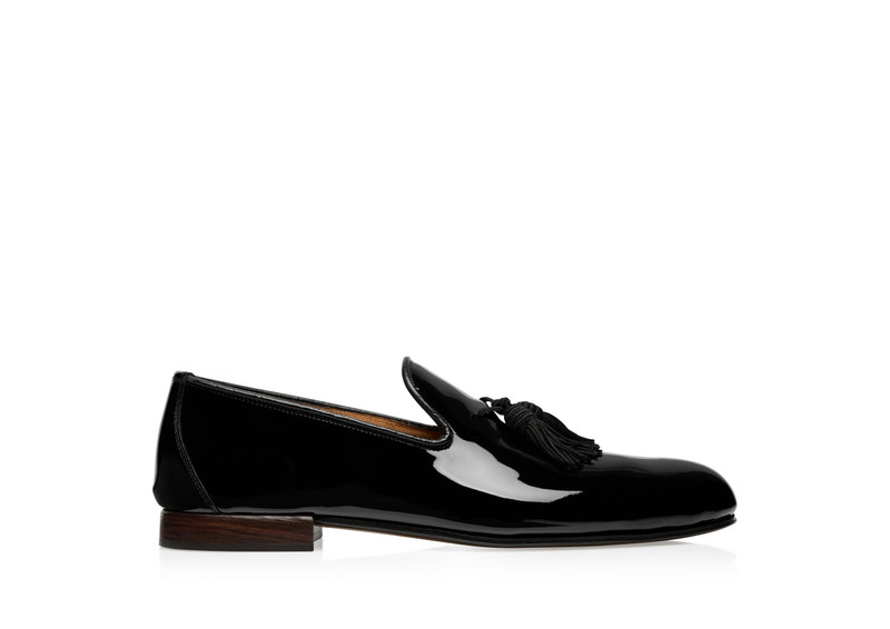 PATENT NICOLAS TASSEL SLIPPER 1