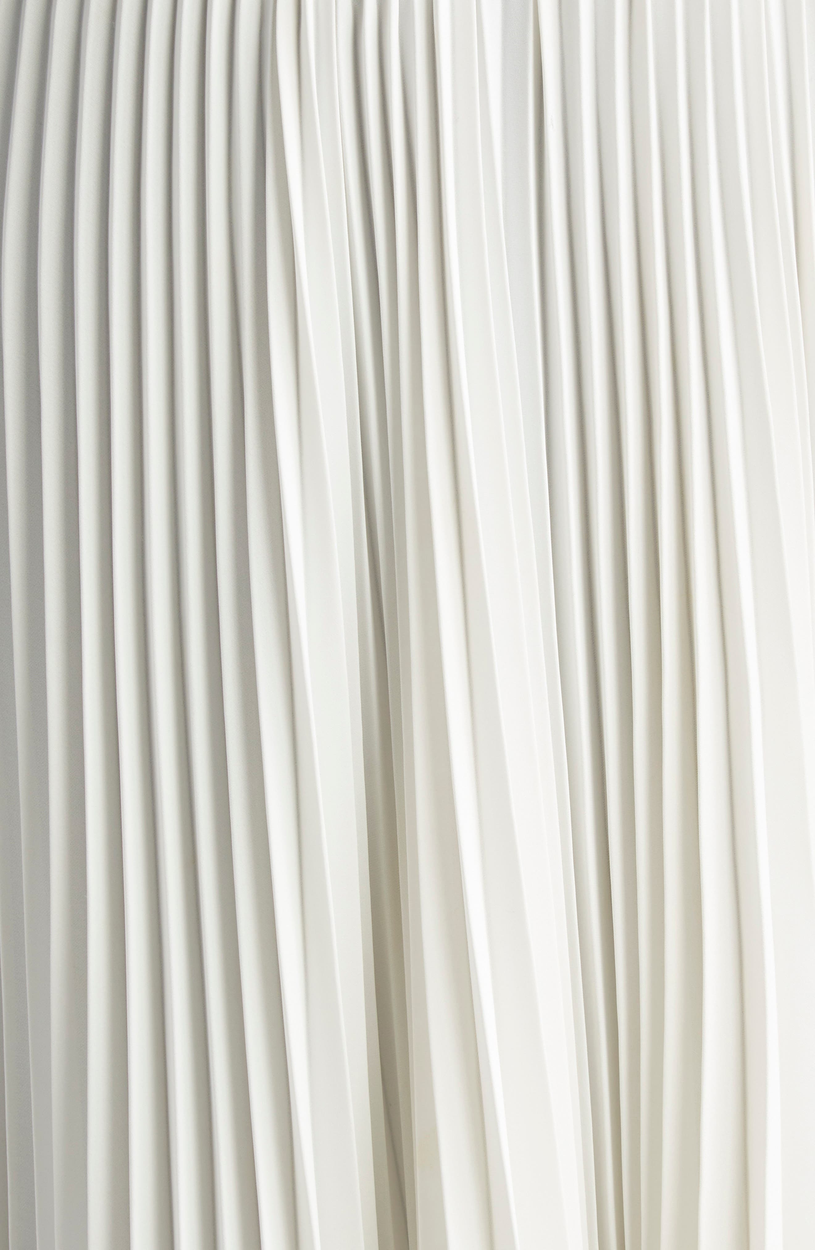 Proenza Schouler Emilia Abstract Print Pleated Asymmetric Skirt in White Multi at Nordstrom - 7