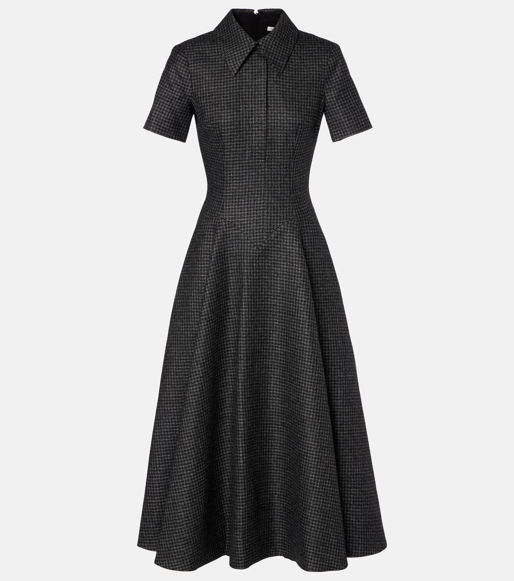 Jody houndstooth wool-blend midi dress - 1