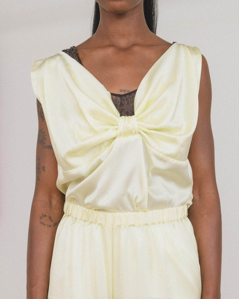 Sepia Top - Silk Satin 3