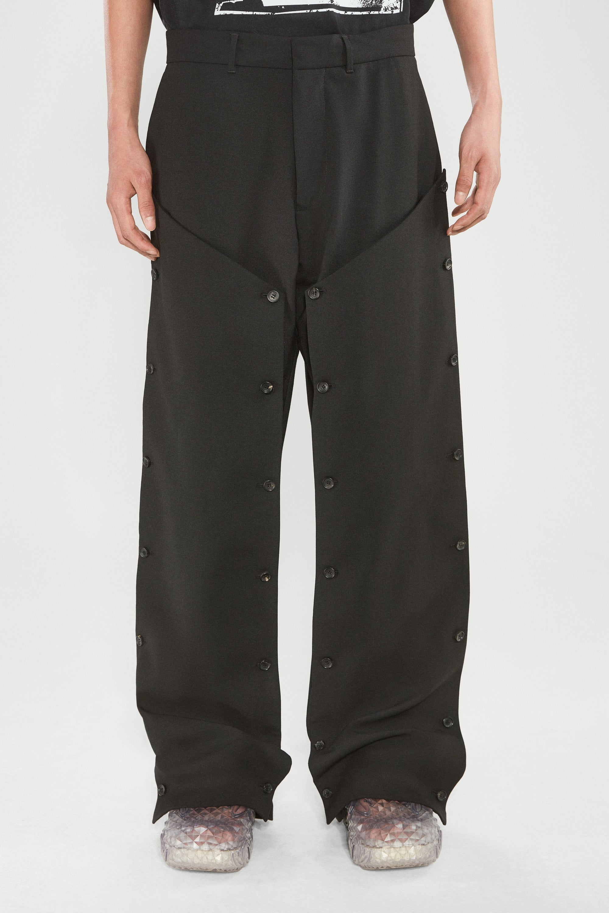 Button Panel Pants - 6