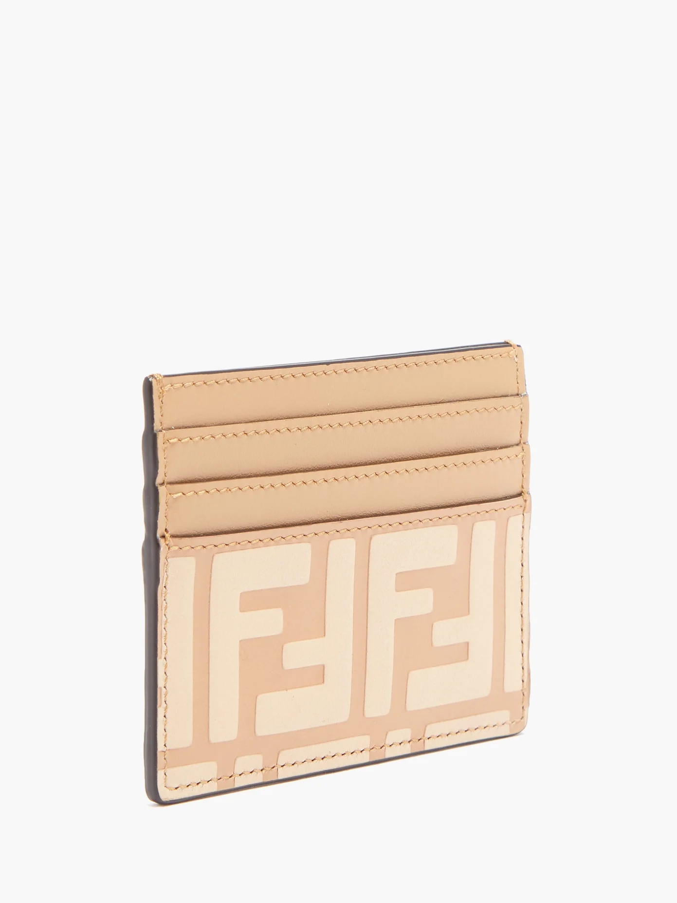 F is Fendi embossed-leather cardholder - 3