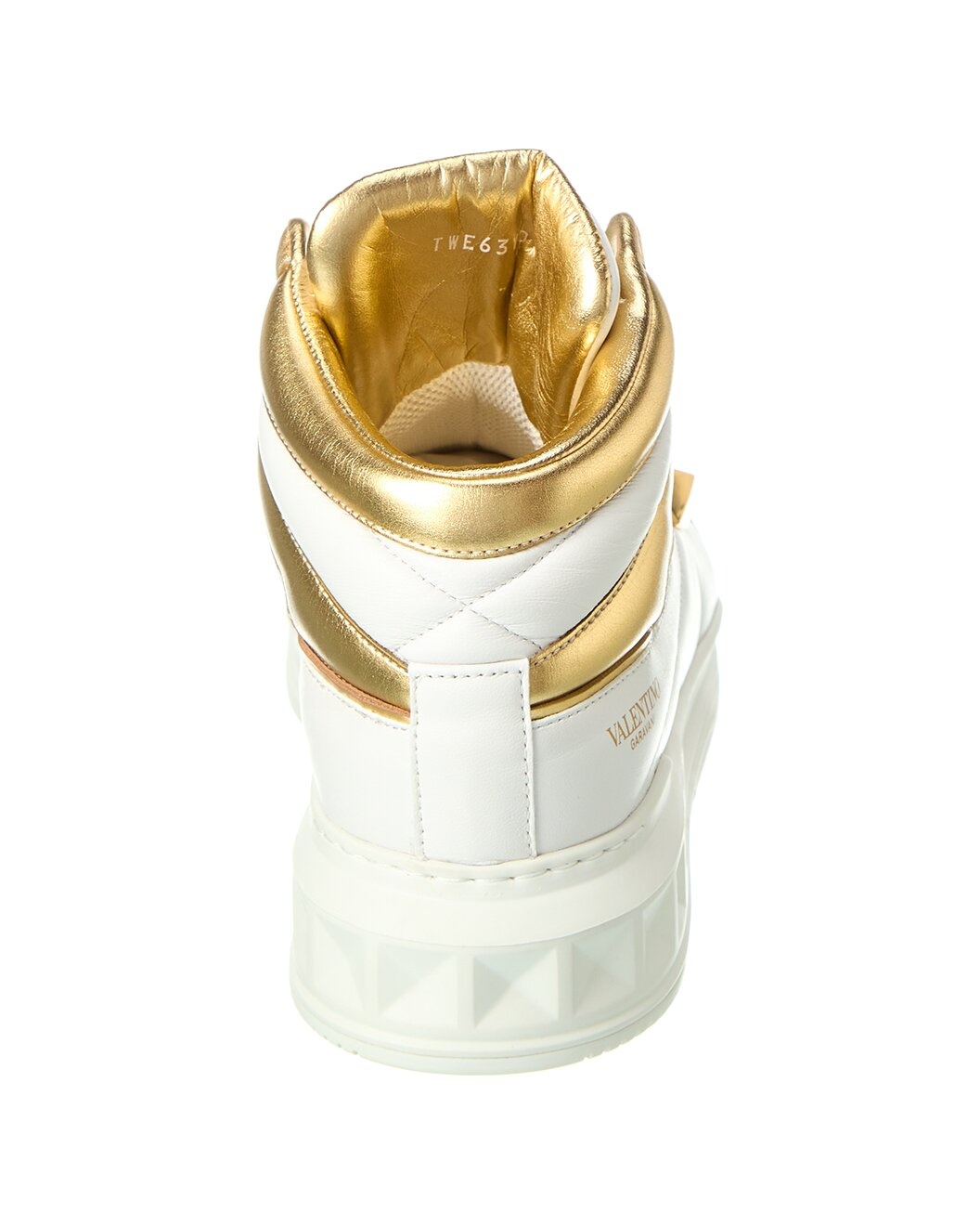 Valentino Leather Mid-Top Sneaker - 3