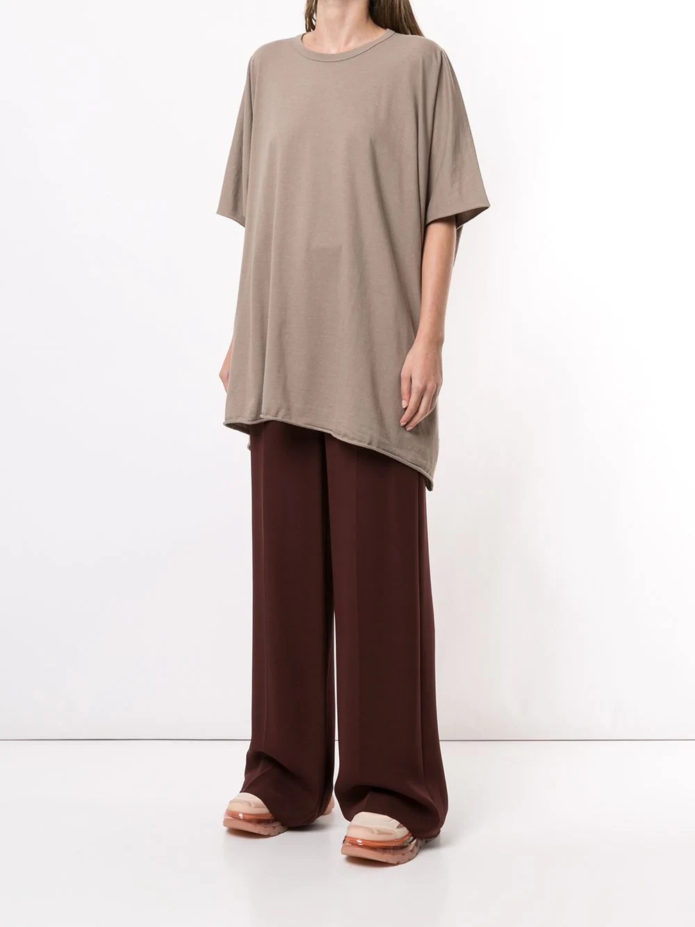 oversized asymmetric T-shirt - 3