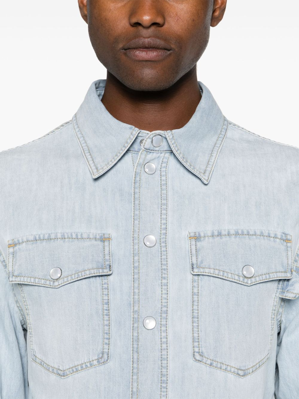Bottega Veneta Men Shirt With Logo - 7
