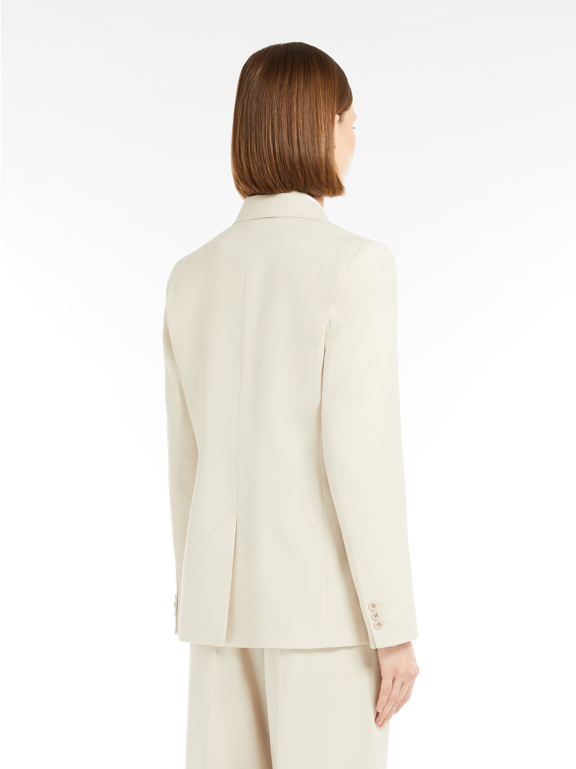 NERVOSO Double-breasted blazer in stretch wool canvas - 4