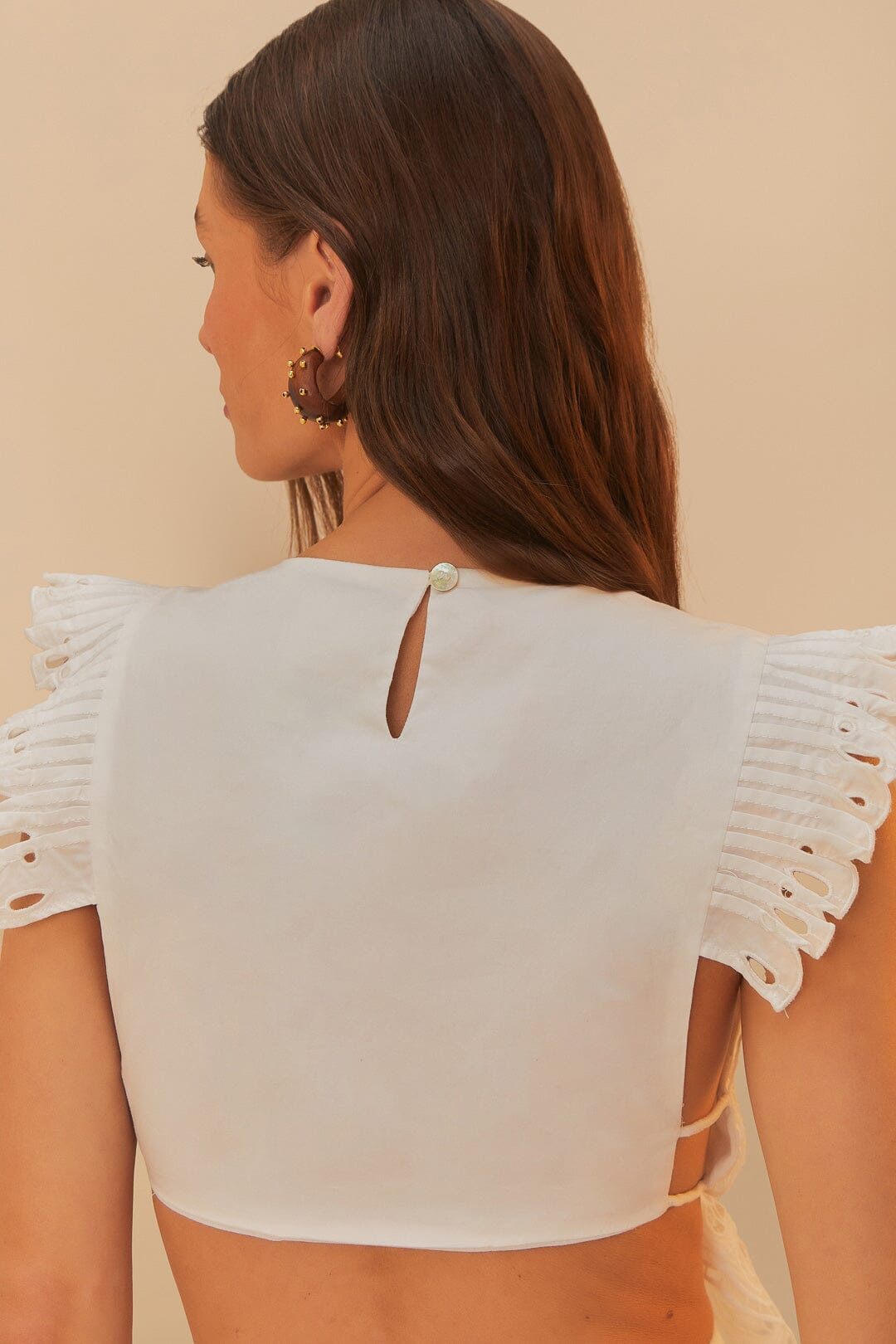 Off-White Butterfly Richelieu Blouse - 5