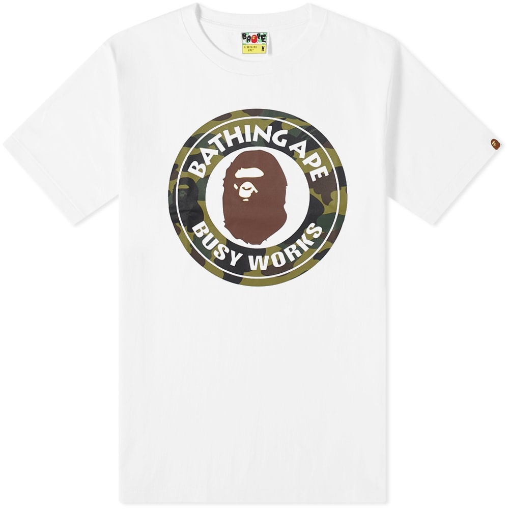 A Bathing Ape 1st Camo Busy Works Tee - 1