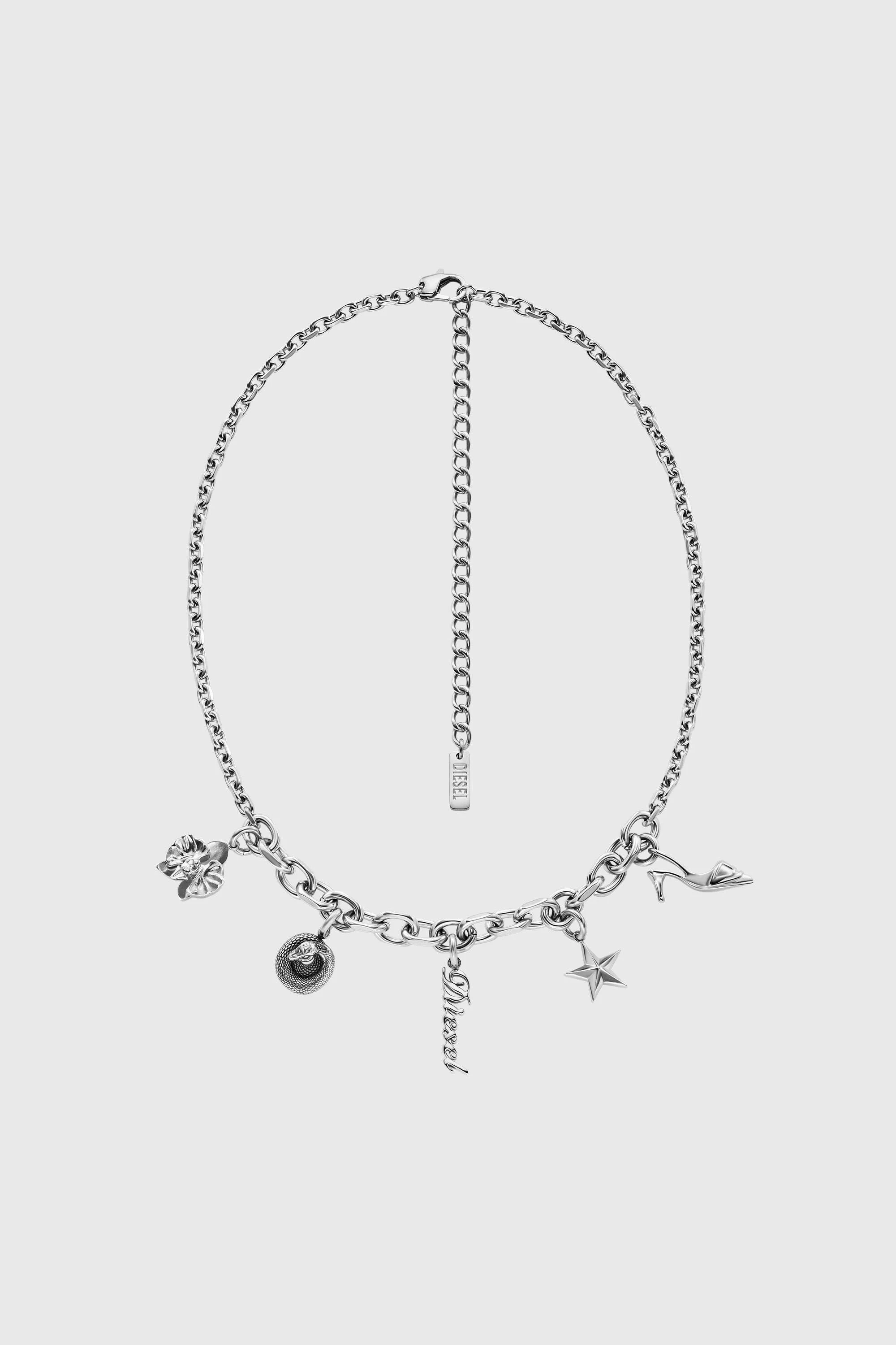 STAINLESS STEEL CHARM NECKLACE - 1