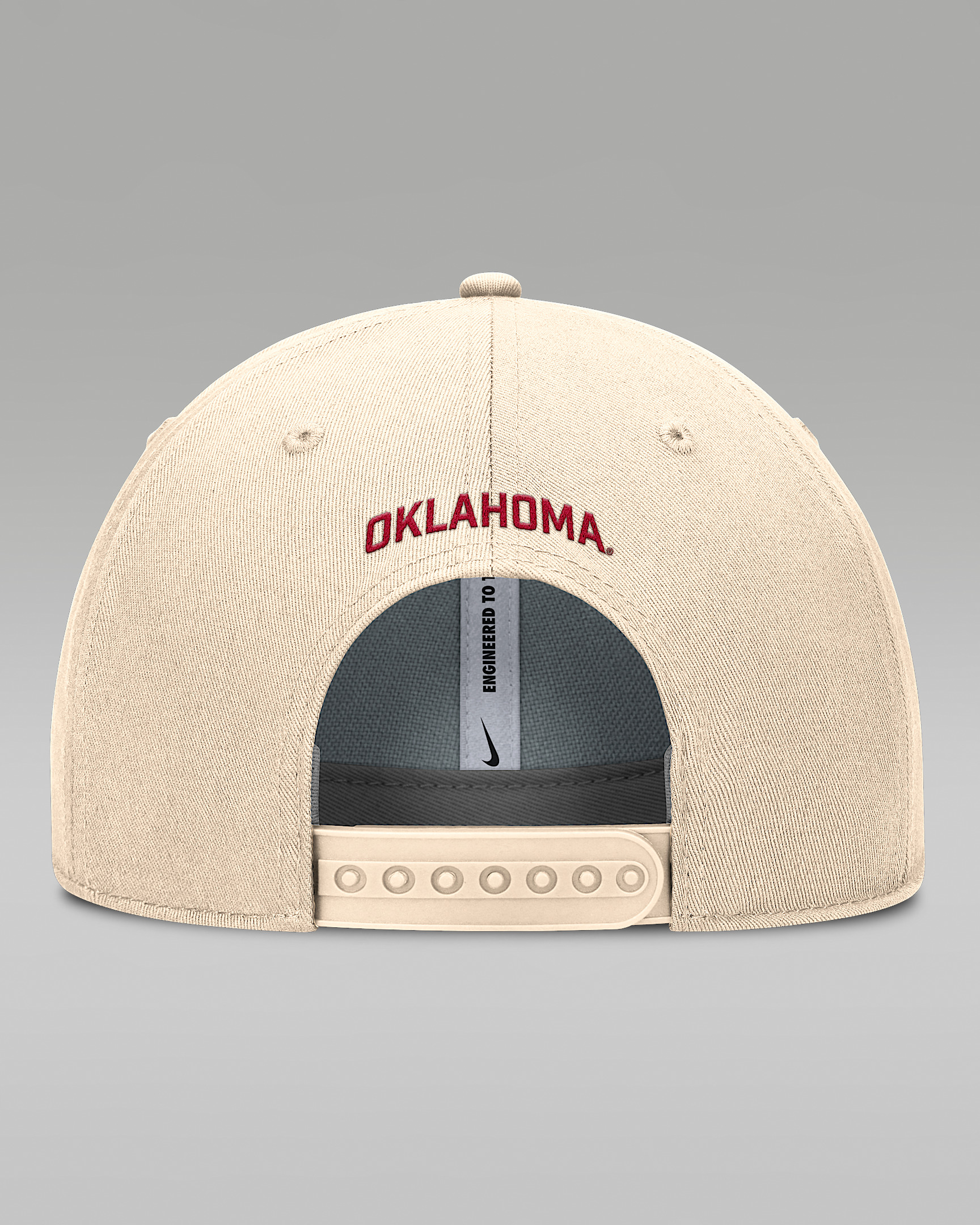 Oklahoma Primetime Rise Men's Jordan Brand Dri-FIT College Trucker Adjustable Hat - 2