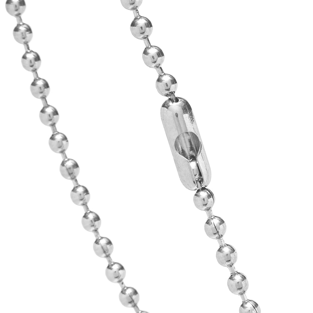 Balenciaga Punk Tag ID Chain Necklace - 3