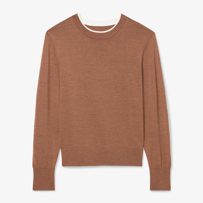 Kit Contrast Sweater - Merino 1
