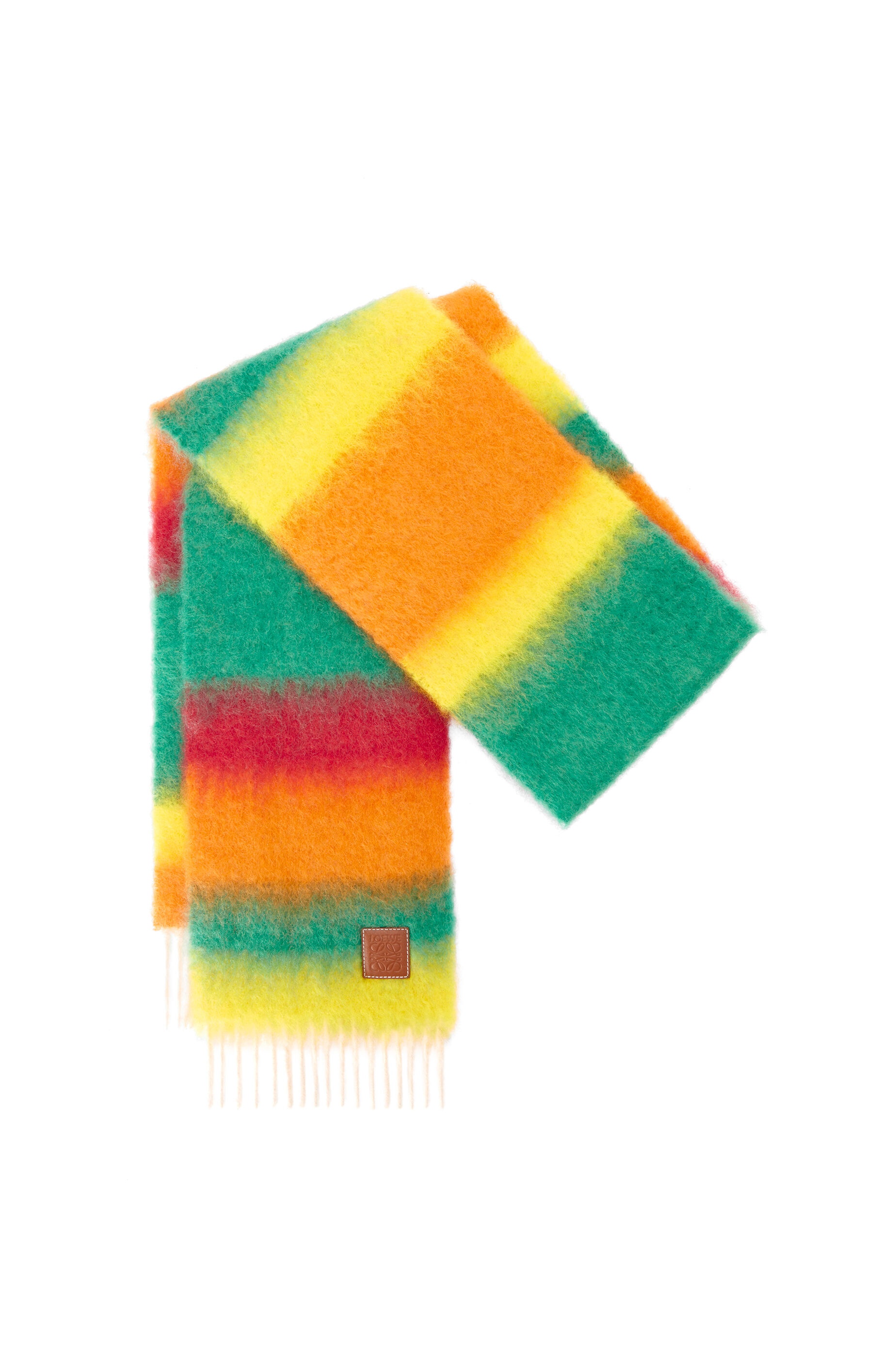 Stripe scarf in mohair - 2