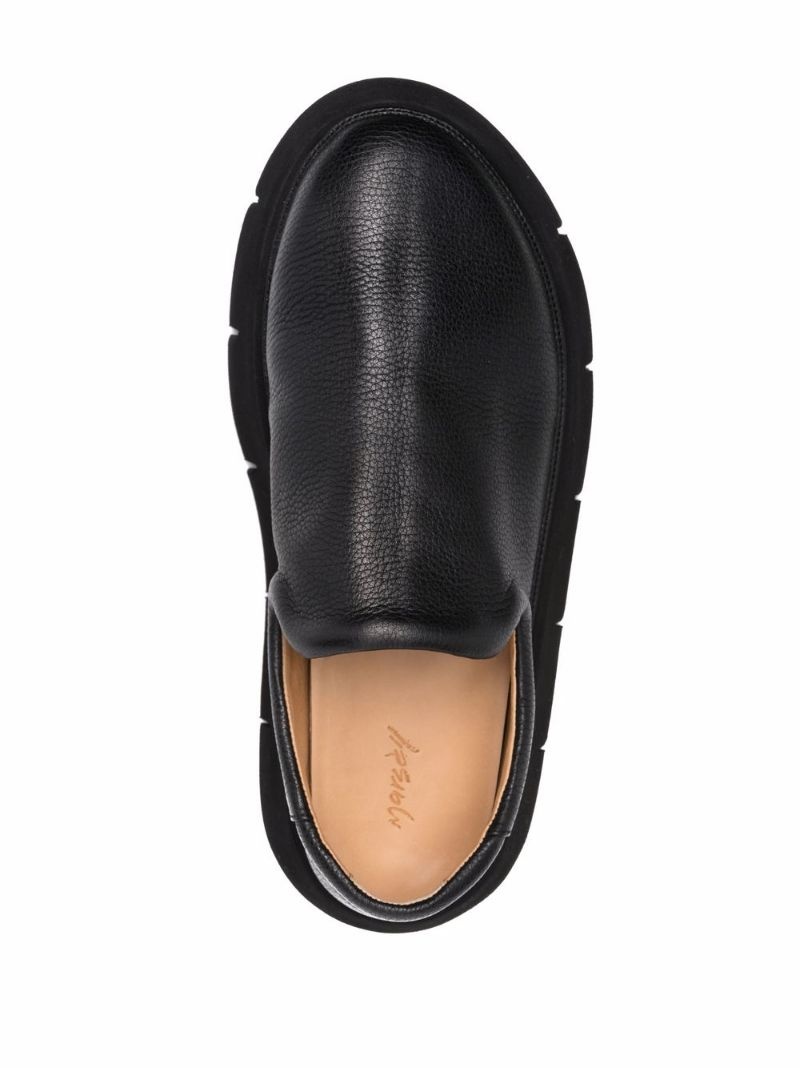 slip-on leather loafers - 6