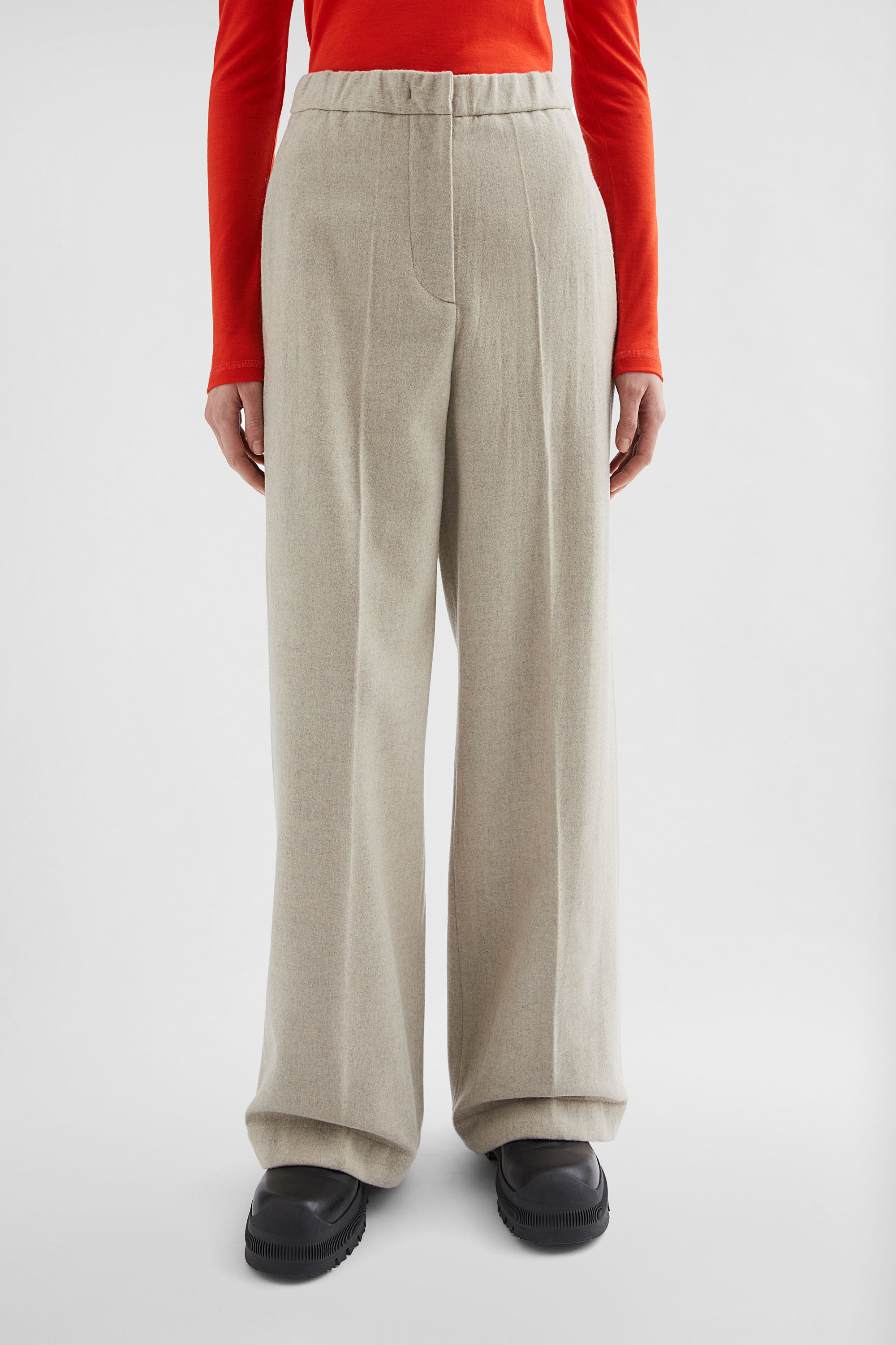 Wool Flannel Trousers - 7