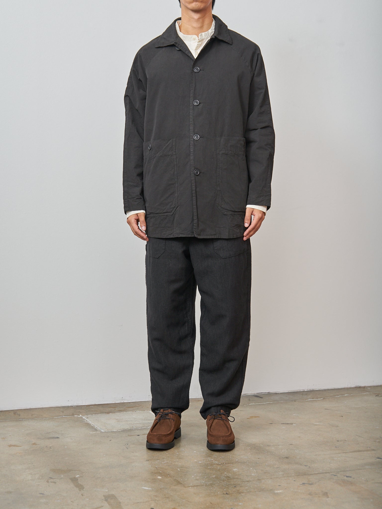 H Work Coat - Black - 3