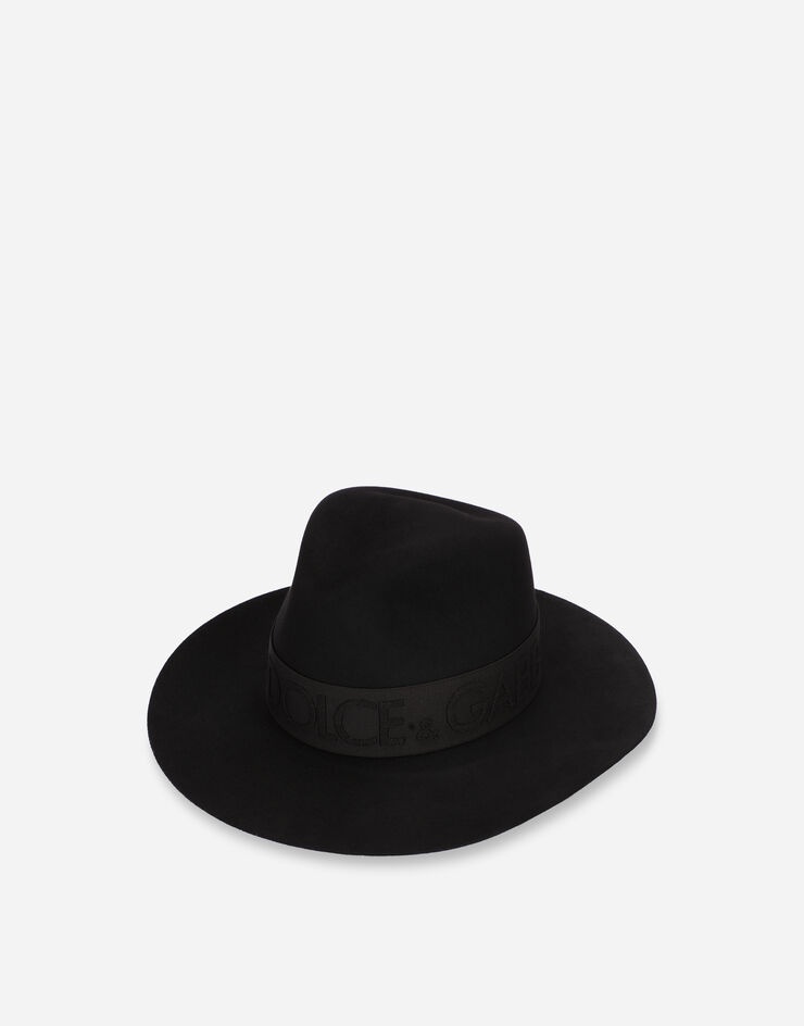 Lapin felt fedora with DG logo - 4