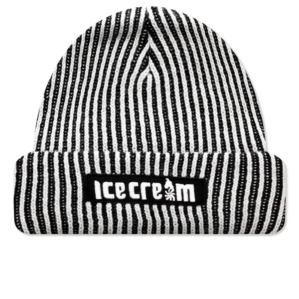 DOUBLE DIP KNIT CAP - BLACK - 1