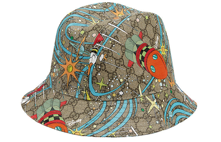 Gucci x Disney Donald Duck Bucket Hat 'Beige Brown' 648844-4HACS-8465 - 2
