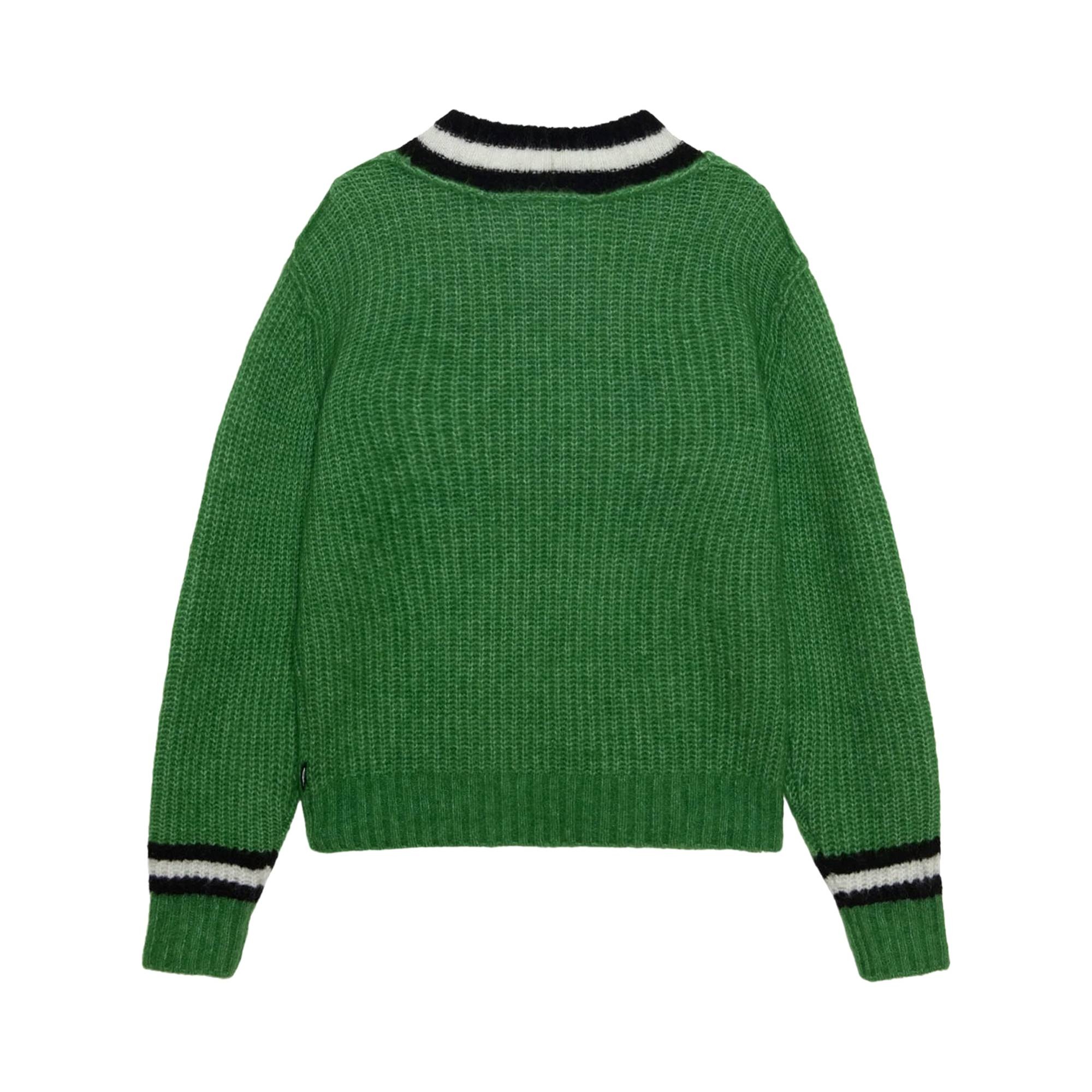 Stussy Mohair Tennis Sweater 'Green' - 2