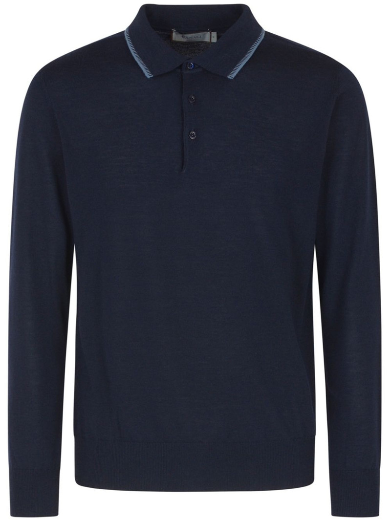 long-sleeved polo shirt 1