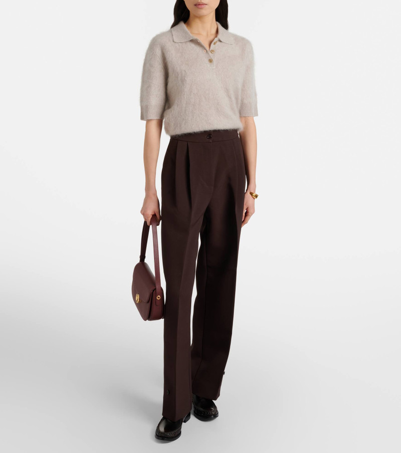 LISA YANG Carolyn cashmere polo sweater outlook