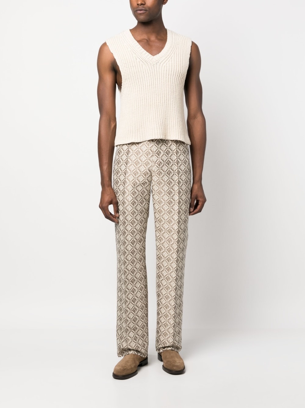 Moon Diamant straight-leg trousers - 2