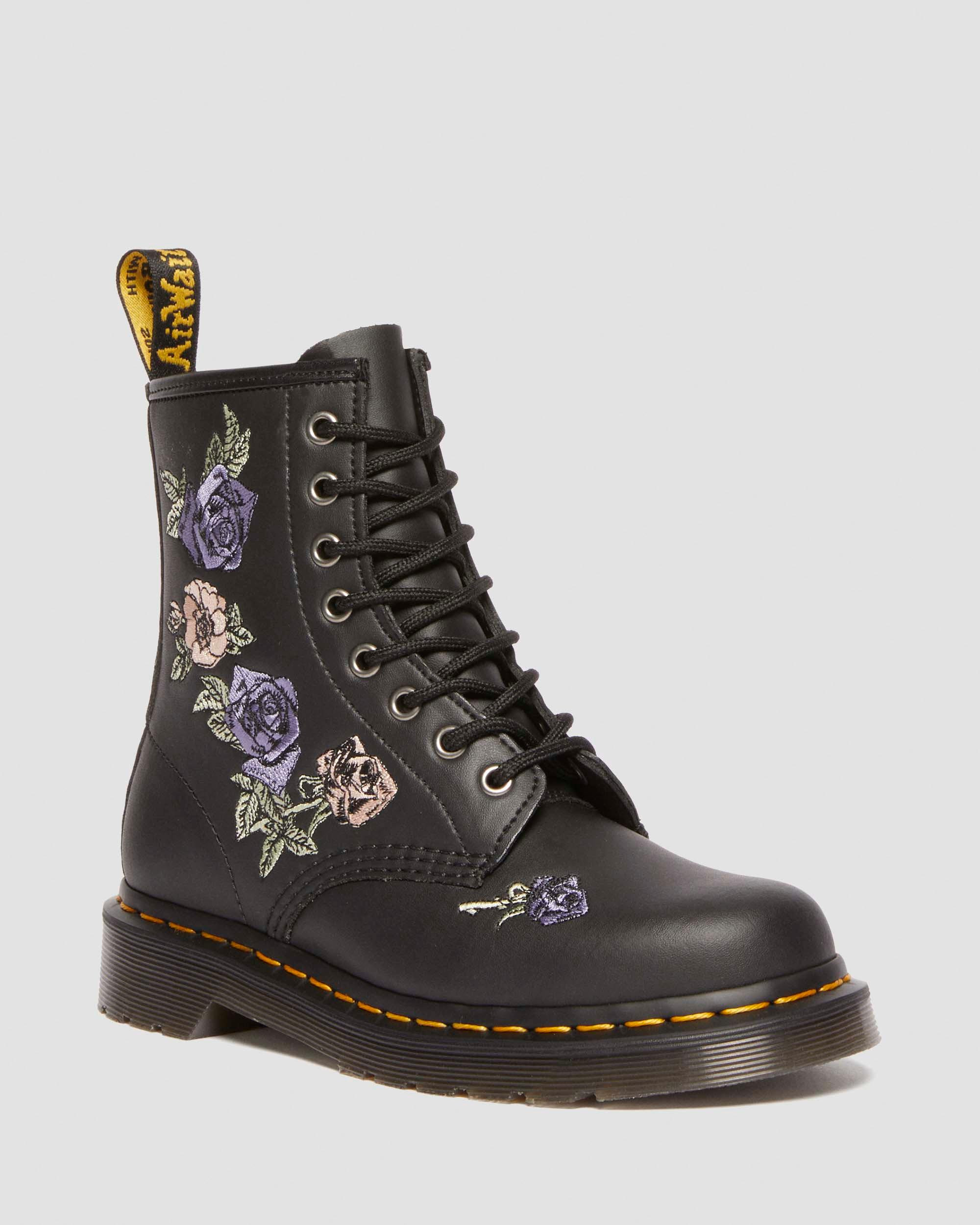 1460 Vonda Floral Reclaimed Leather Boots - 5