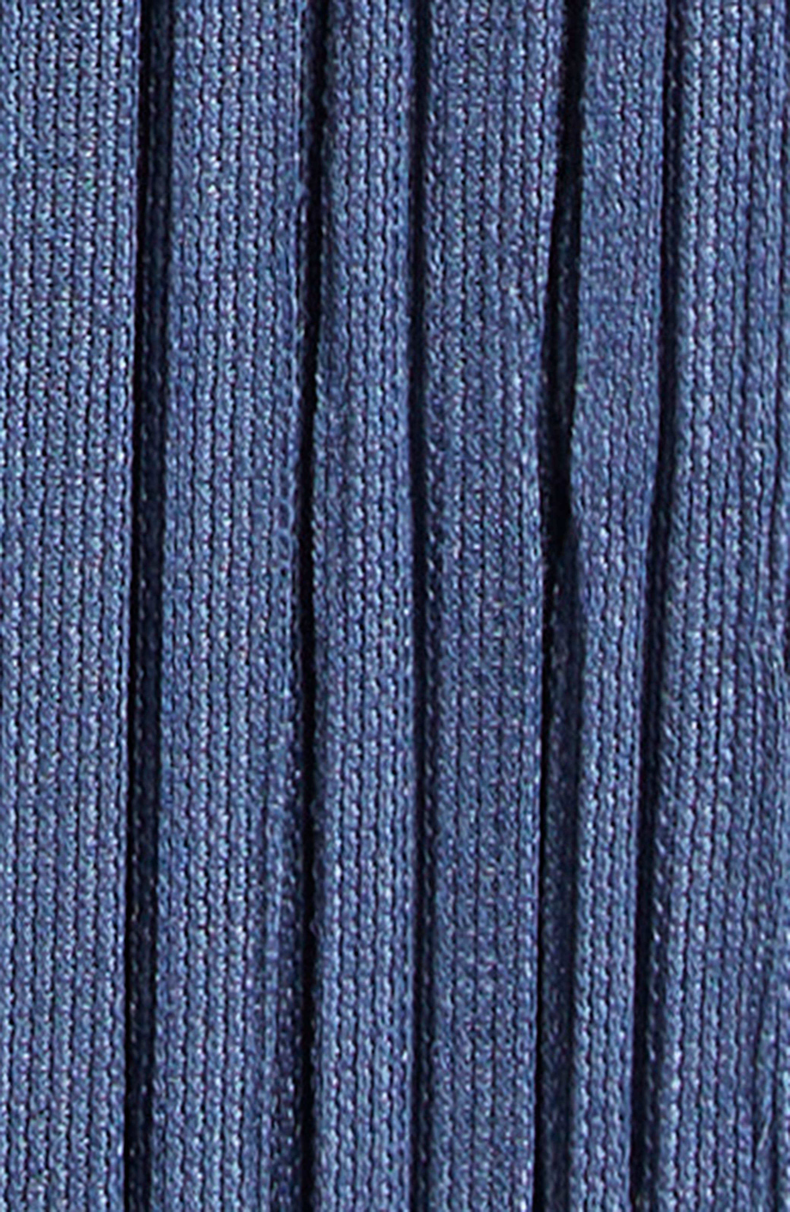 Pleats Please Issey Miyake Mellow Pleated Crop Pants in Navy at Nordstrom - 7
