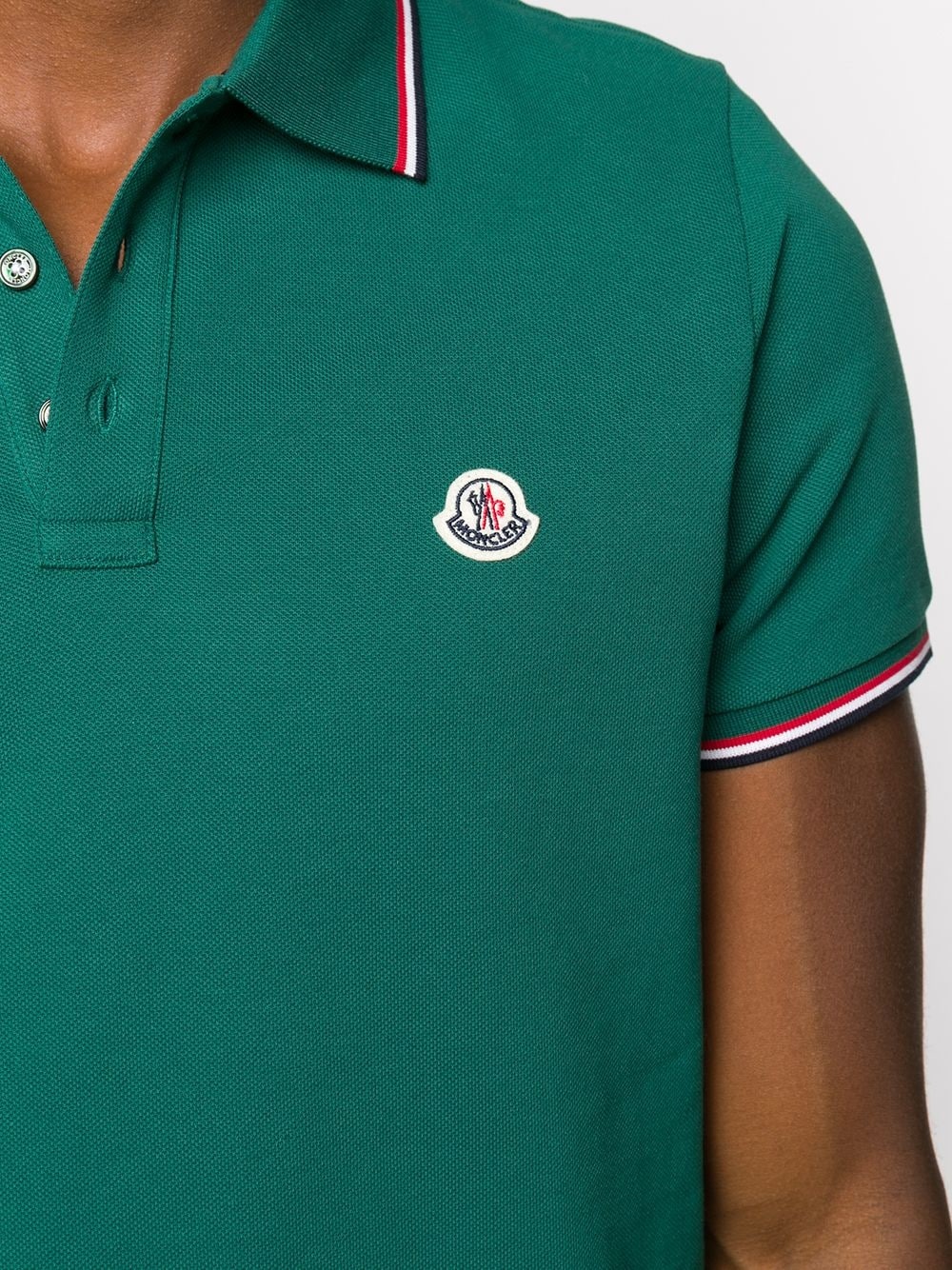 logo patch polo shirt - 5