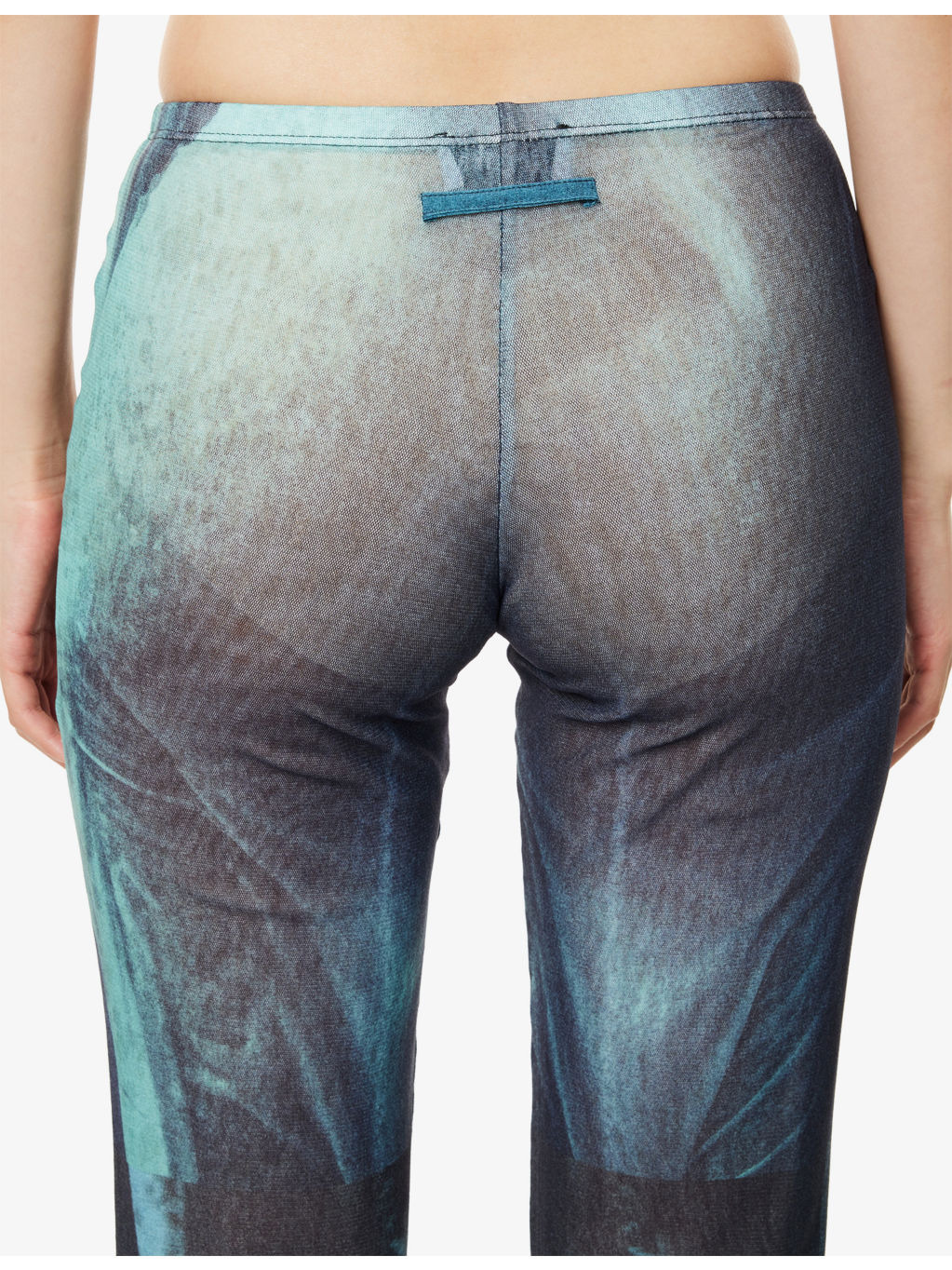 Water Straight-Leg Mesh Trousers - 5